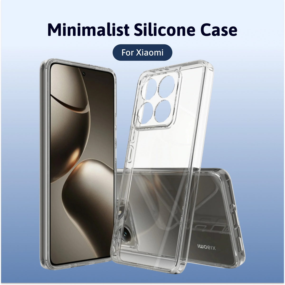 Minimalist Silicone Case - Xiaomi