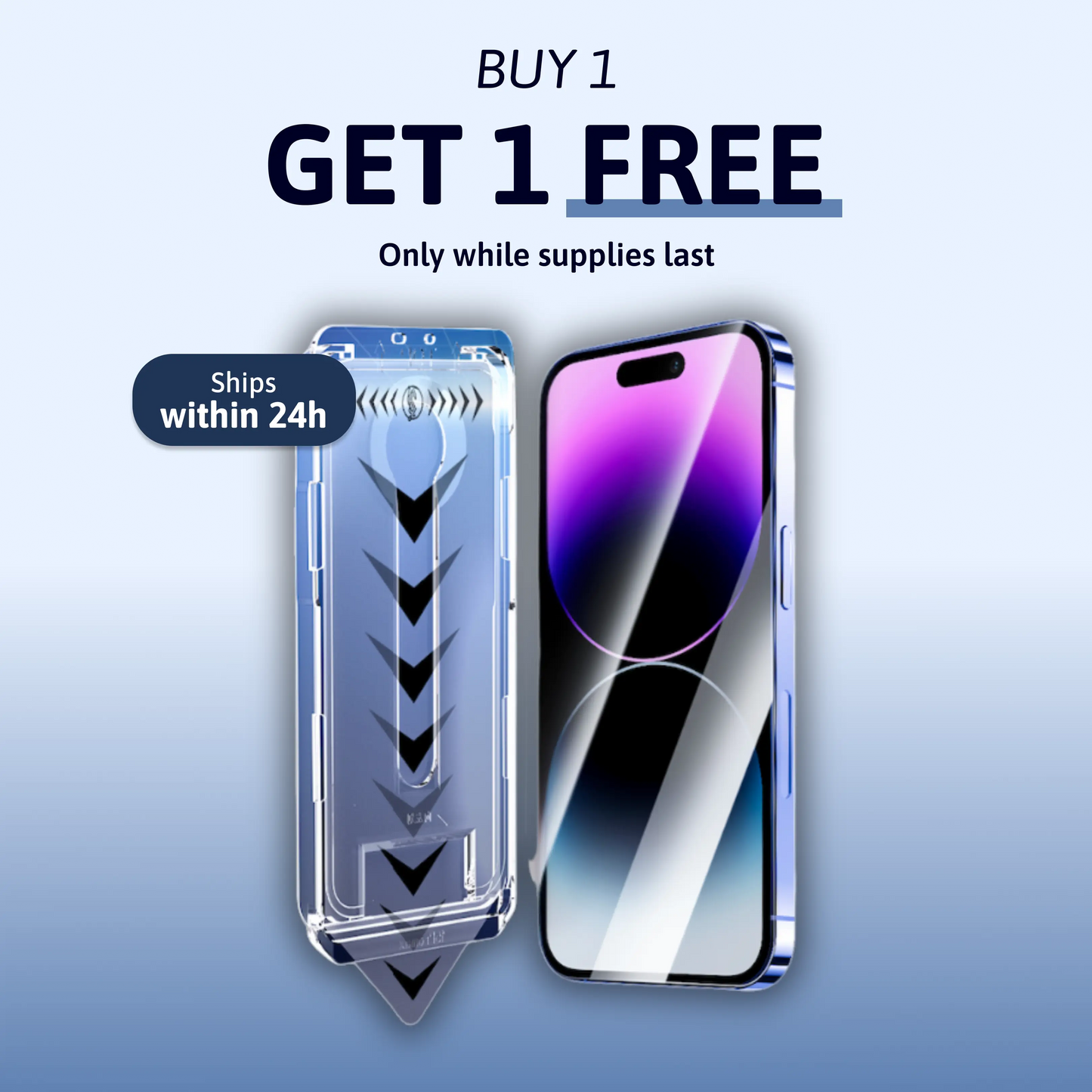 3 in 1 Screen Protector - iPhone